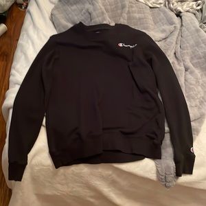 black champion crewneck